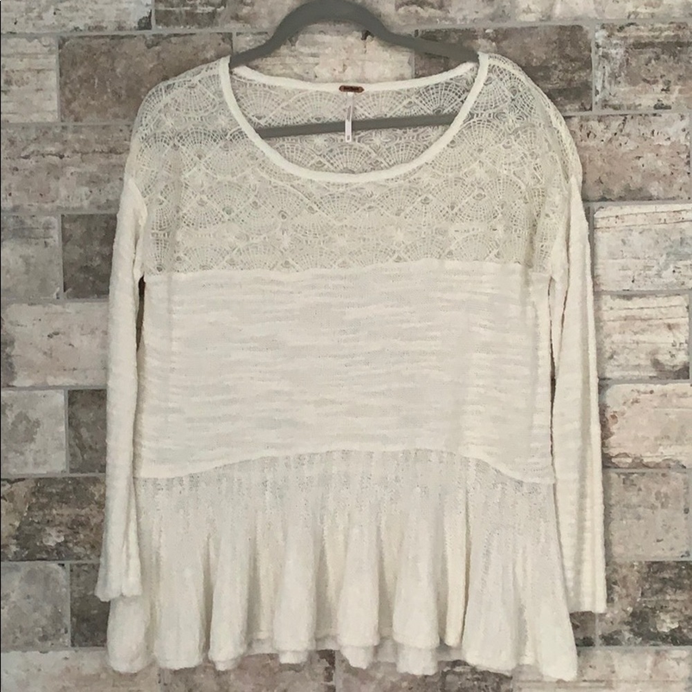 Free People peplum top